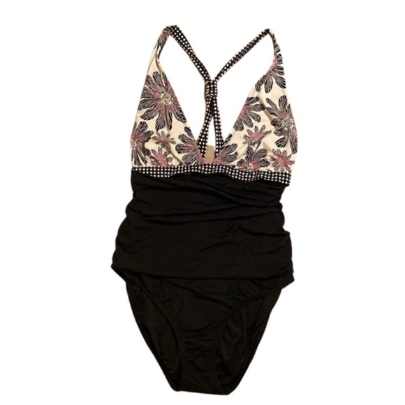 Anne Cole Other - Anne Cole Shirred Waist One Piece Swimsuit
